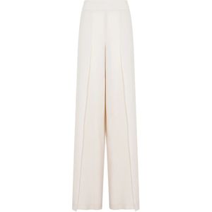 Akris, Dames, Broeken, Beige, Maat: XS Zijde,