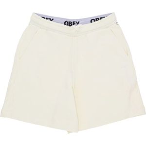 Obey, Dames, Korte broeken, Beige, Maat: XS Katoen,