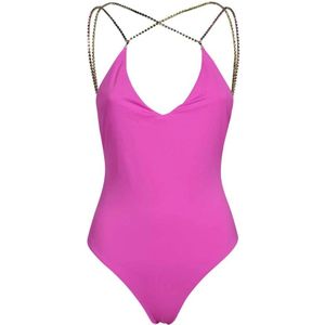 Gcds, Dames, Badkleding, Roze, Maat: L Poliester,
