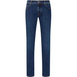 Jacob Cohën, Heren, Jeans, Blauw, Maat: W36 Katoen,