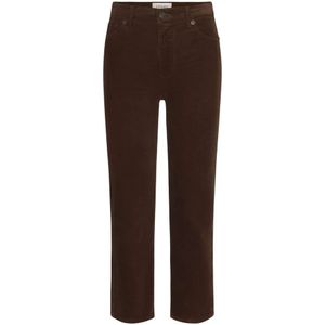 Frame, Dames, Jeans, Bruin, Maat: W24 Corduroy,