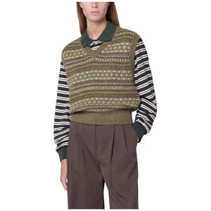 Dunst, Dames, Jassen, Groen, Maat: M Wol,