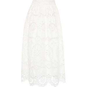 Zimmermann Midi Skirts , White , Dames , Maat: M