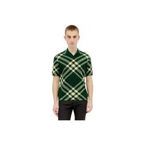 Burberry Polo Hemden , Green , Heren , Maat: L