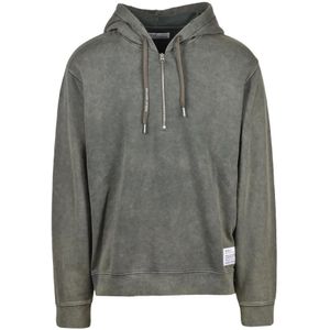 Replay, Heren, Sweatshirts & Hoodies, Groen, Maat: S Katoen,