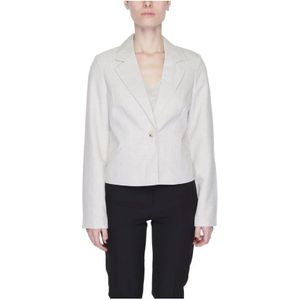 Vero Moda - Blazer - Grijs - Polyester