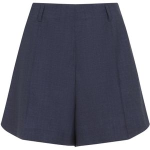 Givenchy, Dames, Korte broeken, Blauw, Maat: 34 EU Wol,