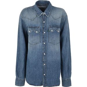 Department Five, Heren, Overhemden, Blauw, Maat: M