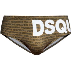 Dsquared2, Heren, Badkleding, Groen, Maat: L