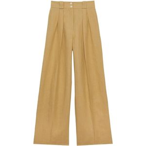 Ines de la Fressange Paris, Dames, Broeken, Geel, Maat: M