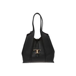 Tod's Tote Bags , Black , Dames , Maat: ONE Size
