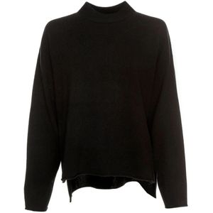 Drykorn, Dames, Truien, Zwart, Maat: M Zijde,