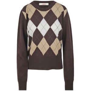 Jucca, Dames, Truien, Veelkleurig, Maat: L Wol,