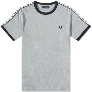 Fred Perry, Heren, Tops, Grijs, Maat: 2XL Katoen,