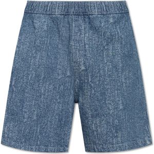 Samsøe Samsøe, Heren, Korte broeken, Blauw, Maat: XL Denim,