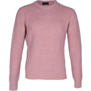 Roberto Collina, Heren, Truien, Roze, Maat: L Wol,