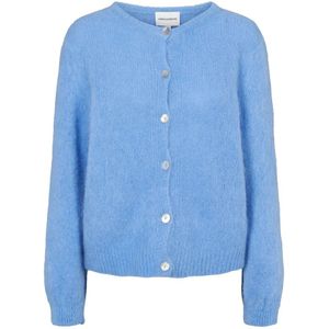 Americandreams, Dames, Truien, Blauw, Maat: S Wol,