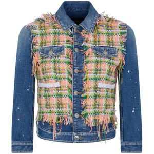 Dsquared2, Dames, Jassen, Blauw, Maat: XS Denim,