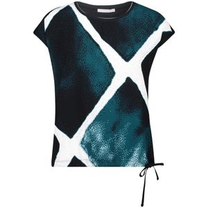 Betty & Co - Casual Shirt - Blauw - Dames - Met Print