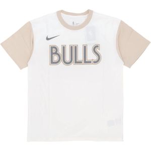 Nike, Heren, Tops, Wit, Maat: S Katoen,