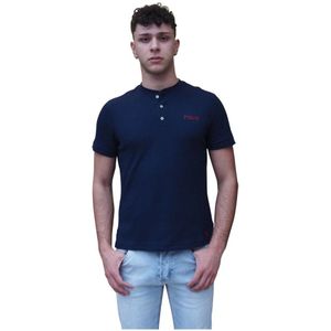 Ralph Lauren, Heren, Tops, Blauw, Maat: S Katoen,