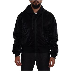 Dolce & Gabbana, Heren, Jassen, Zwart, Maat: M
