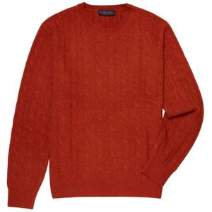 Brooks Brothers, Heren, Truien, Rood, Maat: S Wol,