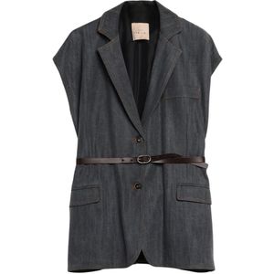 H2O, Dames, Jassen, Blauw, Maat: S Denim,