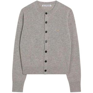 Acne Studios, Dames, Truien, Grijs, Maat: XS Wol,