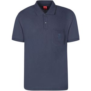 Ferrari, Heren, Tops, Blauw, Maat: S Katoen,