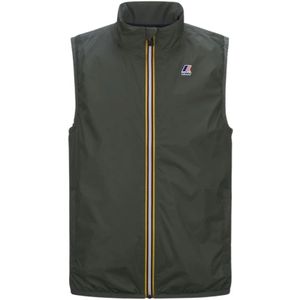 K-Way, Heren, Jassen, Groen, Maat: XL Poliester,