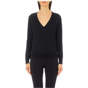 Liu Jo, Dames, Truien, Zwart, Maat: M Wol,