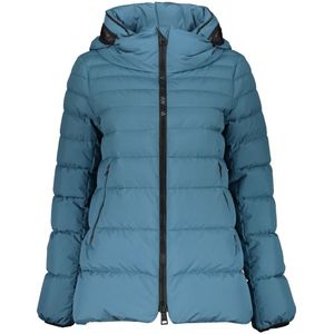 Herno, Dames, Jassen, Blauw, Maat: S Poliester,