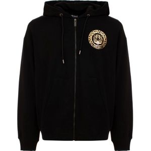 Just Cavalli, Heren, Sweatshirts & Hoodies, Zwart, Maat: M