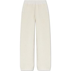 Lacoste, Dames, Broeken, Beige, Maat: S Katoen,