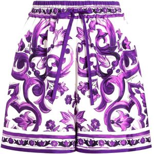 Dolce & Gabbana, Dames, Korte broeken, Paars, Maat: XS