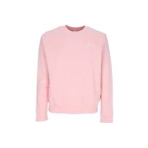 Nike Lichtgewicht Crewneck Sweatshirt - Sportclub , Pink , Heren , Maat: XL