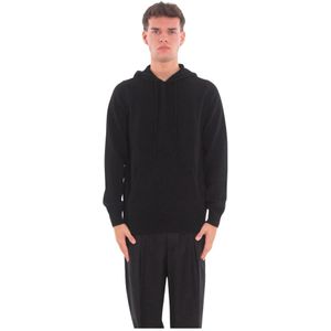 MC2 Saint Barth, Heren, Sweatshirts & Hoodies, Zwart, Maat: 2XL Wol,