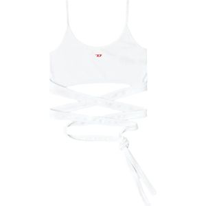 Diesel, Dames, Tops, Wit, Maat: S