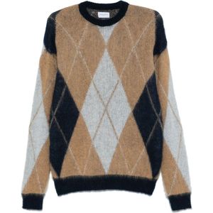 Family First, Heren, Truien, Veelkleurig, Maat: XL Mohair,