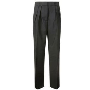 Róhe, Dames, Broeken, Zwart, Maat: M Wol,