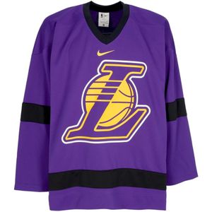 Nike, Heren, Sport, Paars, Maat: L Jersey,