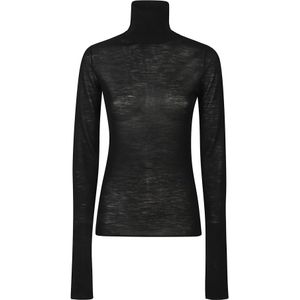 Patrizia Pepe, Dames, Tops, Zwart, Maat: M