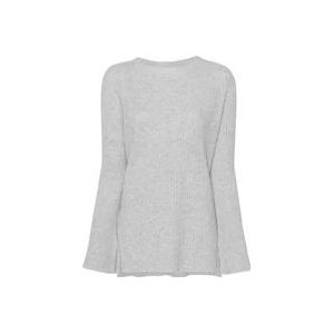 Twinset Trui met ronde hals , Gray , Dames , Maat: M