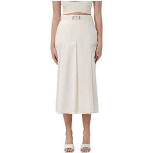 Twinset, Dames, Rokken, Wit, Maat: S