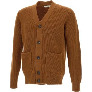 Filippo De Laurentiis, Heren, Truien, Bruin, Maat: M Wol,