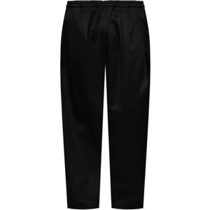 Maison Margiela, Heren, Broeken, Zwart, Maat: S Katoen,