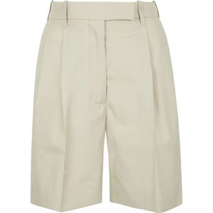 Thom Browne, Dames, Korte broeken, Beige, Maat: M