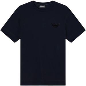 Emporio Armani - T-shirt - Blauw - Katoen