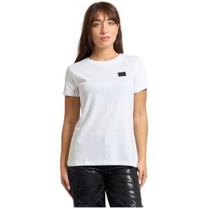 Armani Exchange, Dames, Tops, Wit, Maat: XS Katoen,